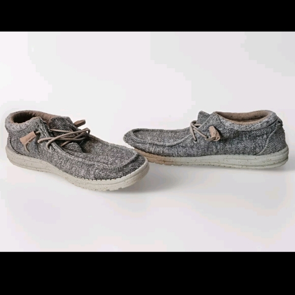 Womens Hey Dude Cindy Dark Grey Size 9 Slip On Loafer Casual Shoes - Picture 4 of 8